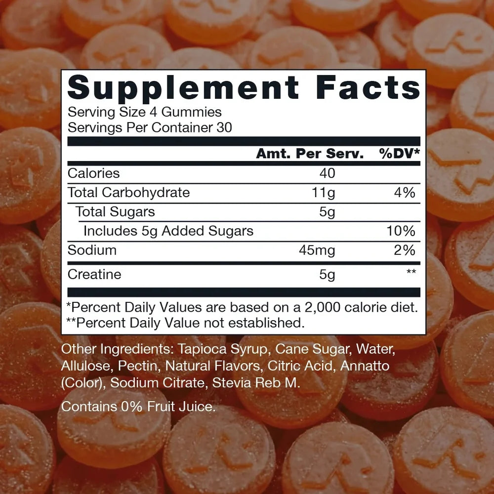 RAW Nutrition Creatine Gummies
