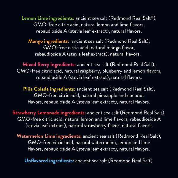Redmonds Re-Lyte Variety Pack