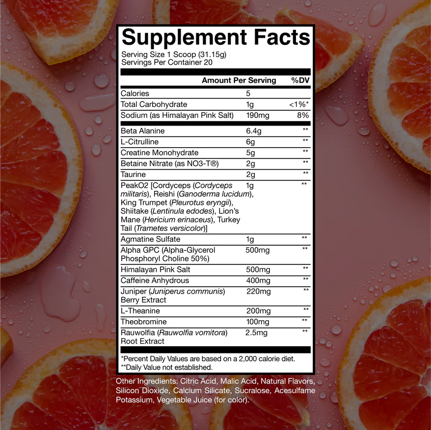 Raw Nutrition CBUM Thuper Thavage Pre