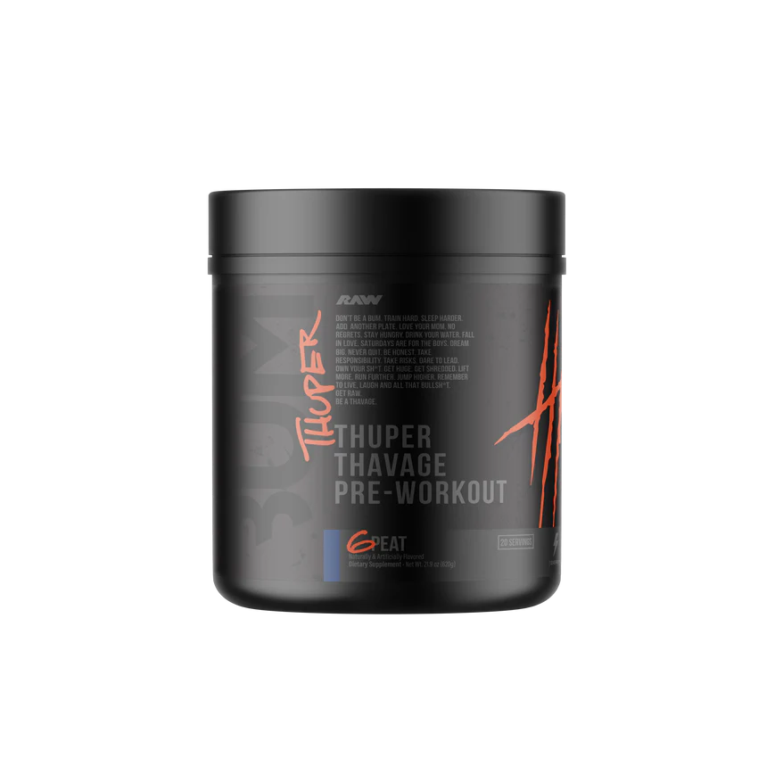 Raw Nutrition CBUM Thuper Thavage Pre